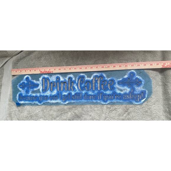 Lot Of 5 Reusable Mylar Stencils For Painting Signs Decor Funny Sayings Used - Picture 6 of 11